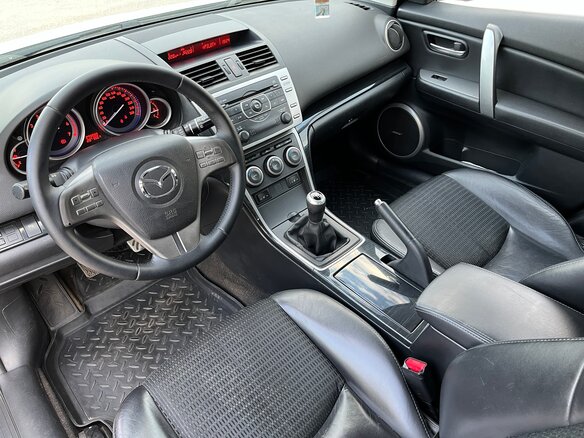 2008 Mazda 6 II (GH), белый, 800000 рублей - вид 7