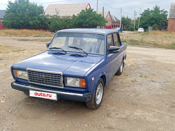 2004 Lada (ВАЗ) 2107, синий, 227000 рублей - вид 1