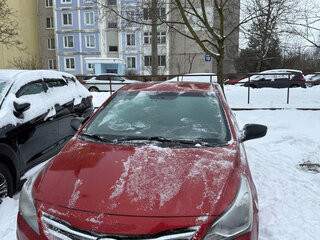 2015 Hyundai Solaris I Рестайлинг, пурпурный, 890000 рублей, вид 1