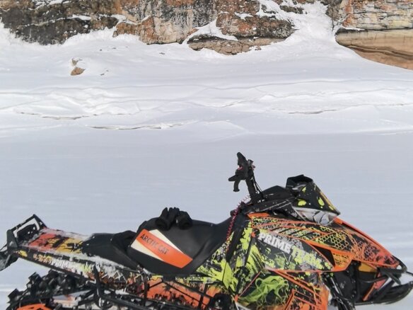 2013 Arctic Cat M-Series, оранжевый, 600000 рублей - вид 7