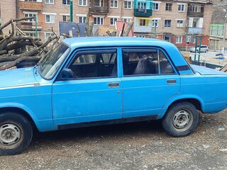 1989 Lada (ВАЗ) 2107, голубой, 65000 рублей, вид 4