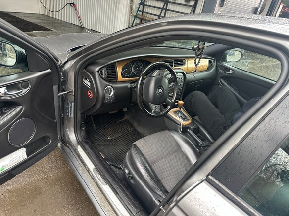 2007 Jaguar X-Type I, серый, 620000 рублей - вид 4