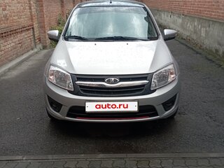 2014 Lada (ВАЗ) Granta I, серебристый, 698900 рублей, вид 3