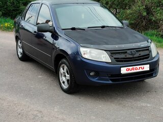 2012 Lada (ВАЗ) Granta I, синий, 170000 рублей, вид 3