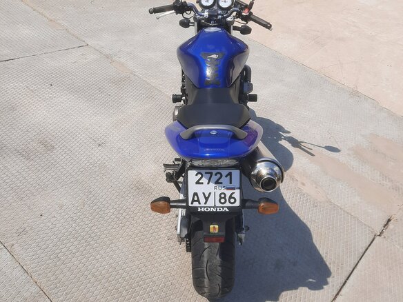 2002 Honda CB 600F Hornet, синий, 399000 рублей - вид 5