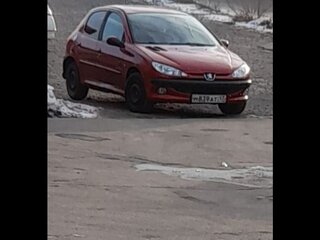 2006 Peugeot 206, красный, 250000 рублей, вид 4