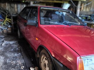 1992 Lada (ВАЗ) 2109, красный, 100000 рублей, вид 1