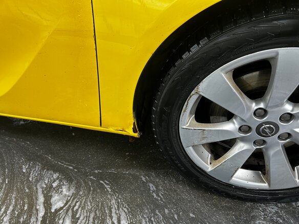 2012 Opel Astra GTC J Рестайлинг, жёлтый, 590000 рублей - вид 9