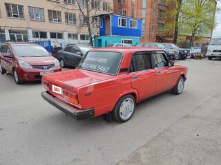 1991 Lada (ВАЗ) 2107, красный, 400000 рублей, вид 4