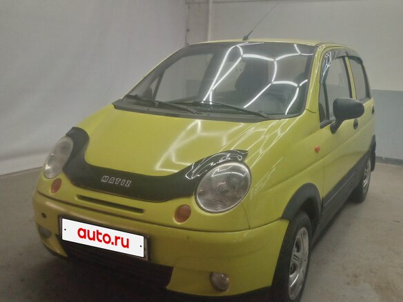 2007 Daewoo Matiz I Рестайлинг, жёлтый, 259900 рублей