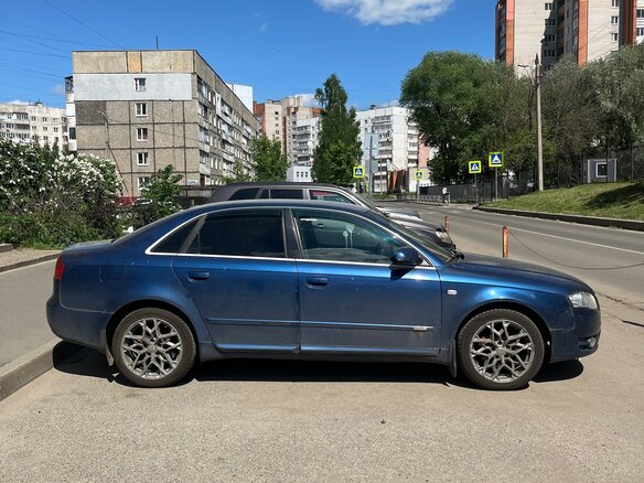 2007 Audi A4 III (B7), синий, 410000 рублей - вид 2