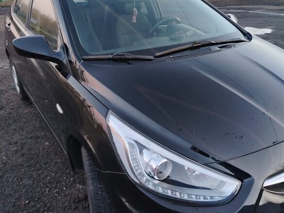 2013 Hyundai Solaris I, чёрный - вид 6