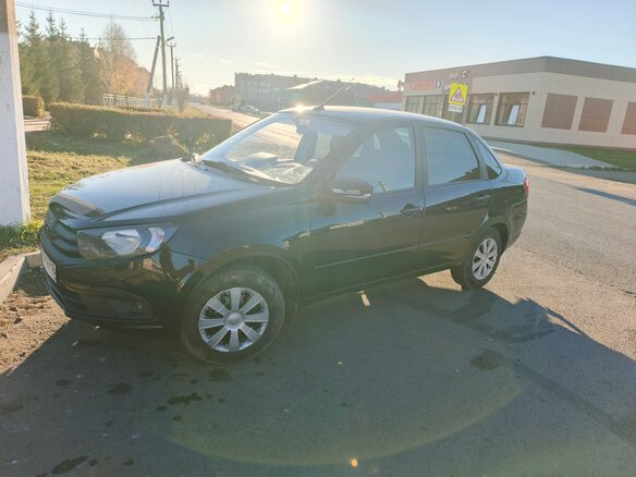2023 Lada (ВАЗ) Granta I Рестайлинг, чёрный, 600000 рублей
