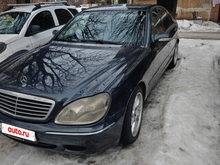 2000 Mercedes-Benz S-Класс 320 IV (W220), синий, 750000 рублей, вид 1