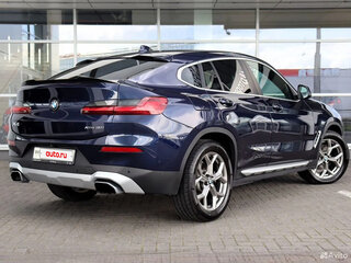 2021 BMW X4 30i II (G02) Рестайлинг, синий, 5300000 рублей, вид 4