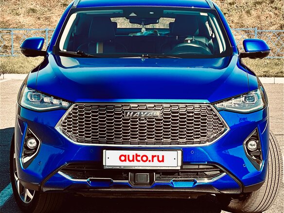 2021 Haval F7x I, синий - вид 3