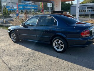 2006 Hyundai Sonata ТагАЗ IV (EF) Рестайлинг, синий, 470000 рублей, вид 5