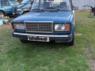 2004 Lada (ВАЗ) 2107, синий, 70000 рублей, вид 2