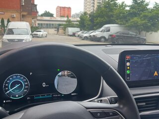 2021 Hyundai Santa Fe IV Рестайлинг, белый, 3300000 рублей, вид 4