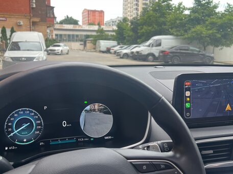 2021 Hyundai Santa Fe IV Рестайлинг, белый, 2950000 рублей, вид 4
