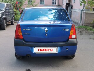 2008 Renault Logan I, синий, 350000 рублей, вид 5