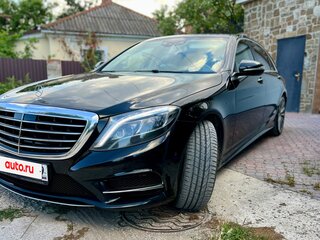 2015 Mercedes-Benz S-Класс 350 CDI BlueTEC VI (W222, C217), чёрный, 3300000 рублей, вид 2