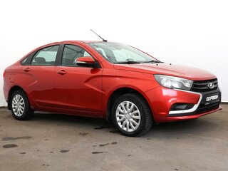 2016 Lada (ВАЗ) Vesta I, красный, 811000 рублей, вид 2