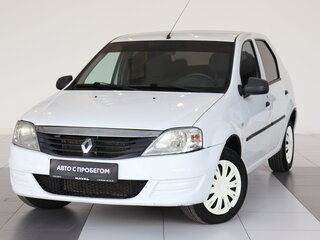 2011 Renault Logan I Рестайлинг, белый, 371000 рублей, вид 1