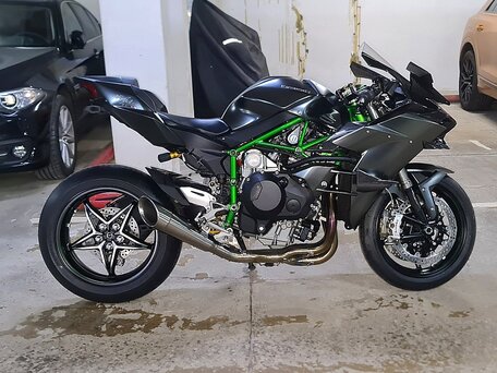 2021 Kawasaki Ninja H2R, серый, 6900000 рублей, вид 4