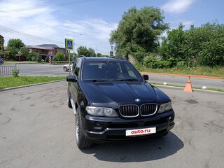 2005 BMW X5 4.4i I (E53) Рестайлинг, чёрный, 750000 рублей, вид 4