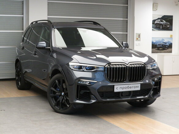 2021 BMW X7 M50i I (G07), серый - вид 2