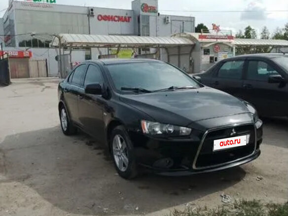 2008 Mitsubishi Lancer X, чёрный, 650000 рублей - вид 6
