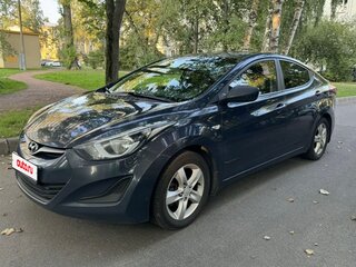 2015 Hyundai Elantra V (MD) Рестайлинг, синий, 1199000 рублей, вид 4