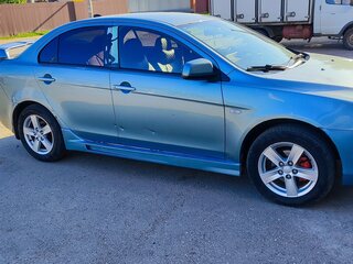 2007 Mitsubishi Lancer X, зелёный, 450000 рублей, вид 3