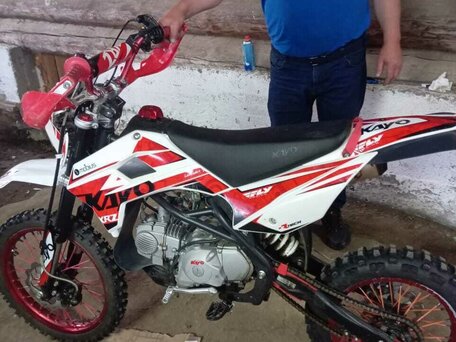 2021 Kayo Basic YX140EM, красный, 70000 рублей, вид 2