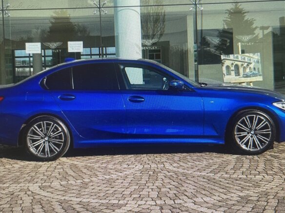 2021 BMW 3 серии 320d xDrive VII (G2x), синий, 4800000 рублей - вид 2