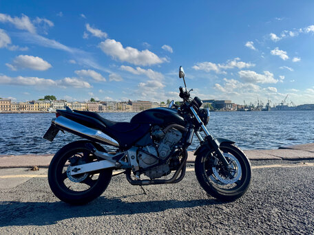 2001 Honda CB 600F Hornet, чёрный, 300000 рублей, вид 5