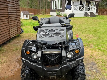 2017 Stels ATV-650YL Leopard, чёрный, 475000 рублей, вид 1