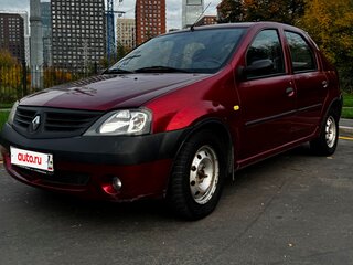 2008 Renault Logan I, красный, 430000 рублей, вид 5