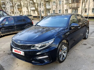 2018 Kia Optima IV Рестайлинг, синий, 1290000 рублей, вид 1