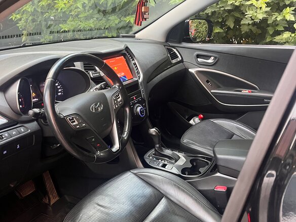 2012 Hyundai Santa Fe III, чёрный, 1650000 рублей - вид 8