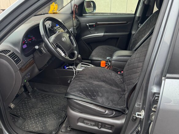 2011 Hyundai Santa Fe II Рестайлинг, серый - вид 6