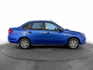 2019 Lada (ВАЗ) Granta I Рестайлинг, синий, 630000 рублей, вид 4