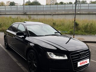 2015 Audi A8 Long III (D4) Рестайлинг, чёрный, 2380000 рублей, вид 1