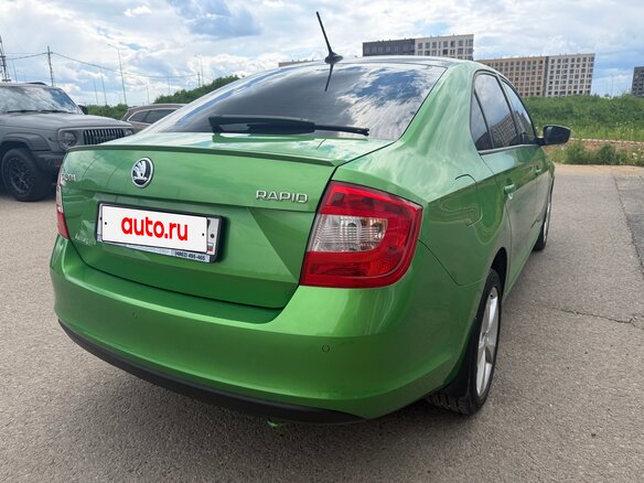 2017 Skoda Rapid I, зелёный - вид 18