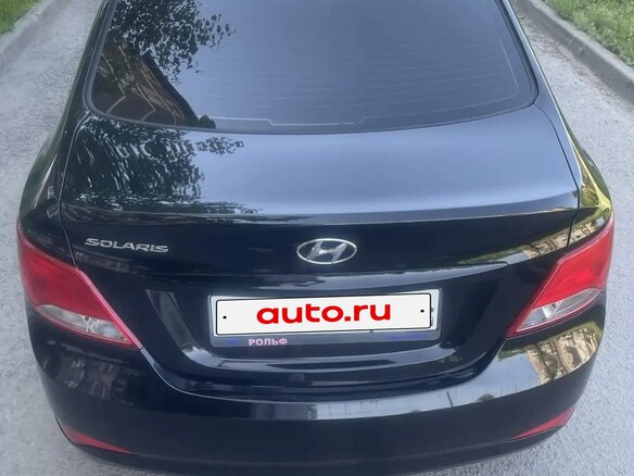 2016 Hyundai Solaris I Рестайлинг, чёрный, 1000050 рублей - вид 5