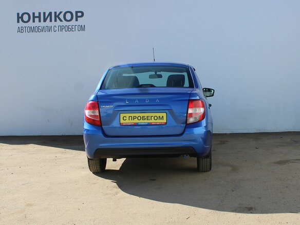 2019 Lada (ВАЗ) Granta I Рестайлинг, синий, 519000 рублей - вид 5