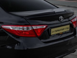 2016 Toyota Camry VII (XV50) Рестайлинг, чёрный, 1480000 рублей, вид 3