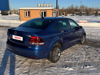 2019 Volkswagen Polo V Рестайлинг, синий, 1460000 рублей, вид 5