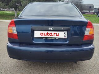 2007 Hyundai Accent ТагАЗ II, синий, 499999 рублей, вид 3